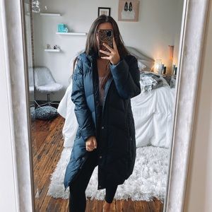 Larry Levine Navy Blue Parka❄️